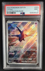 PSA 9 MINT Latios 203/191 Surging Sparks Pokemon Graded Card
